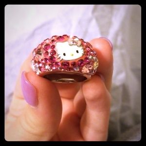 Swarovski hello kitty ring